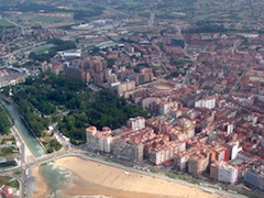 Vista de Gijón